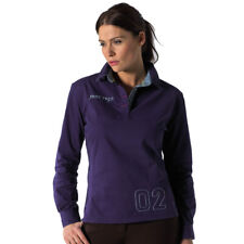 JUST TOGS SEVILLE LONG SLEEVE POLO SHIRT EQUESTRIAN HORSE RIDING CASUAL TOP