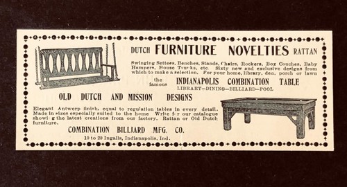 1903 combination billiard - 1903,