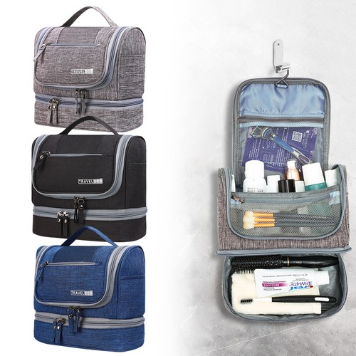 Mens travel wash - bag, hanging