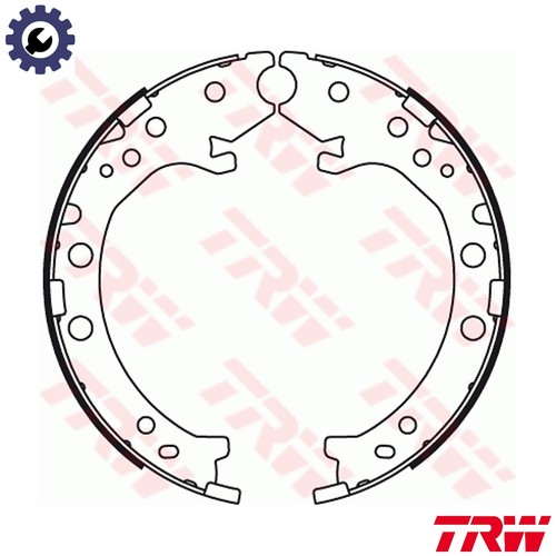 Brake shoe set - set,