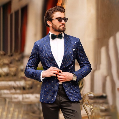 New mens fancy - rhinestone, suit