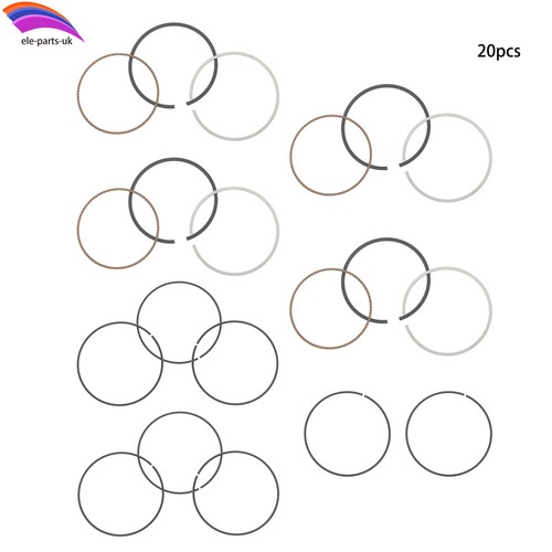 Piston rings for - piston, one