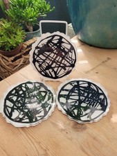New Set of 3 Handmade Resin