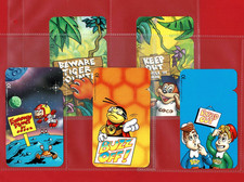 KELLOGGS 1999 DOOR HANGERS - VARIETY PACK CEREAL TRADE CARD SET  (RM18)