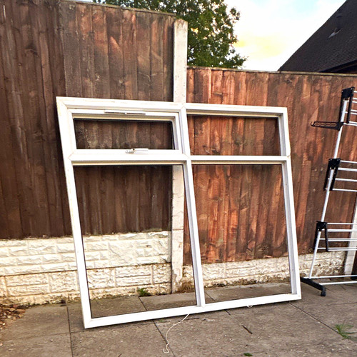 White upvc sash - white,