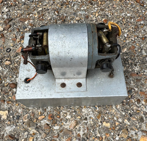 Vintage military rotary radio - vintage,