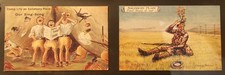 Salisbury Plain Camp Life cartoon postcards