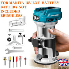 Electric Hand Palm Router, Wood Working Joiners Tools for Makita 18V Battery UK