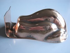 ANTIQUE VICT. COPPER ENTREE' / GARNISHING MOULD - TRUSSED CHICKEN - S.F. LONDON