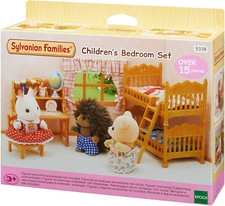Sylvanian Families Children's Bedroom Set - dollhouse furniture 5338