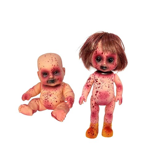 Halloween creepy dolls scary - creepy, dolls,