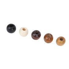 50pcs Wooden Beard Bead