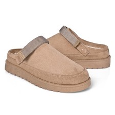 Womens Fur Slippers Slingback