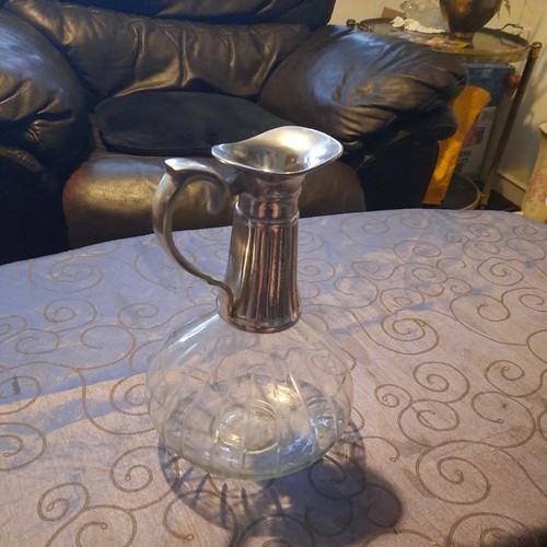 Art deco crystal - glass, metal