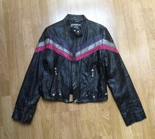 Fabulous Vintage Black Label Miss Sixty Leather Biker Jacket