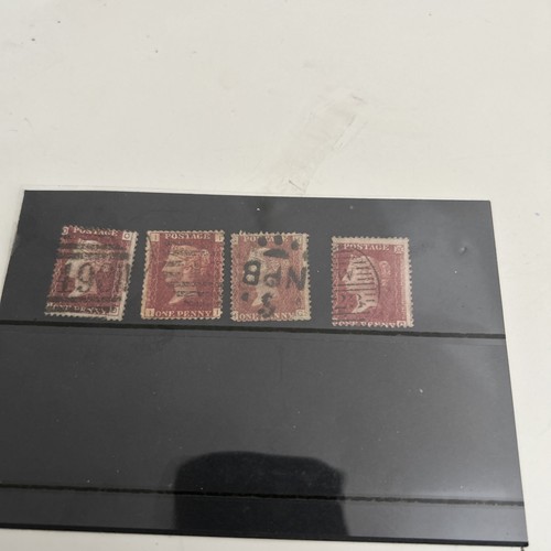 Red penny stamp - 4x,