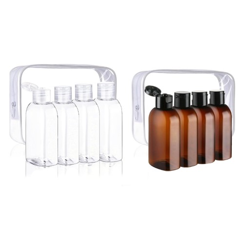 4pcs 100ml toiletries bottles - toiletries,