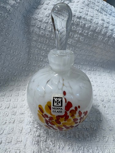 Mdina art glass - art, bottle