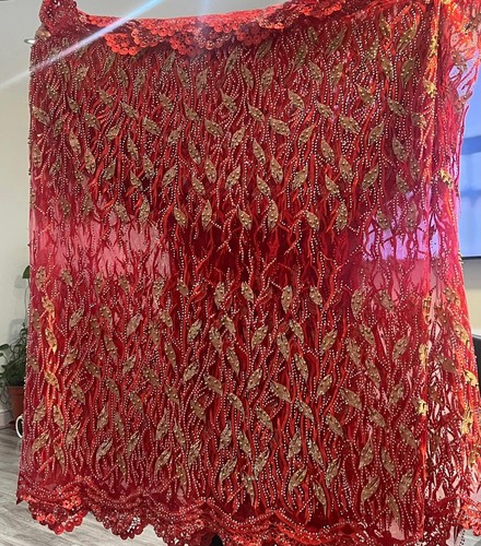 African lace fabric - fabric, 5