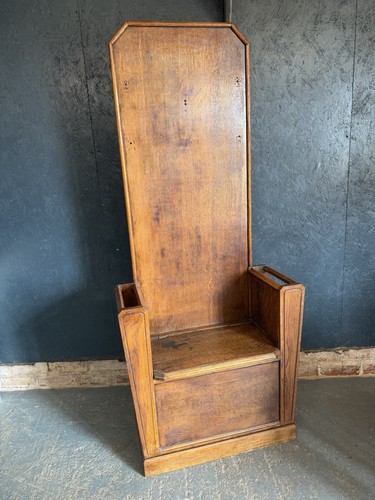 Art deco solid oak hall - oak, stand