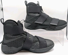Nike LeBron Soldier 10 Black Space Men's Basketball shoes size 9.5 EXCELLENT