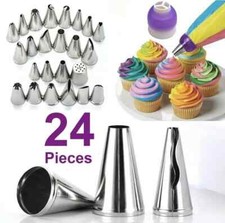24 PIECES ICING PIPING NOZZLE