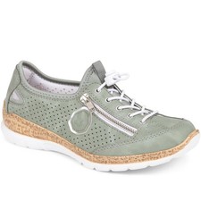 Pavers Metallic Floral Trainers