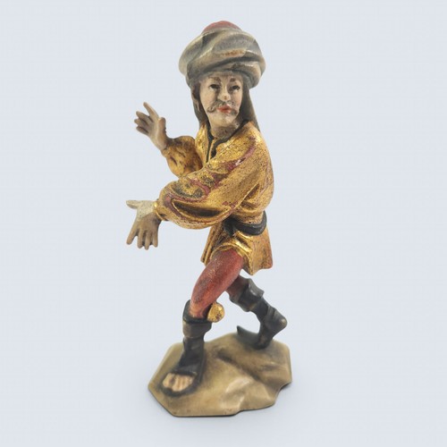 Vintage wood carved moresca - vintage,