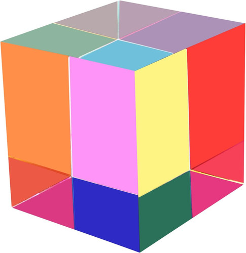 Cmy color cube 75 - color, cube,