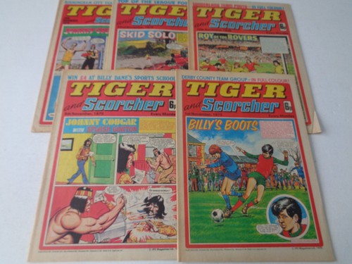 Tiger and scorcher comics - tiger,