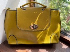 Women’s Faux Leather Mustard