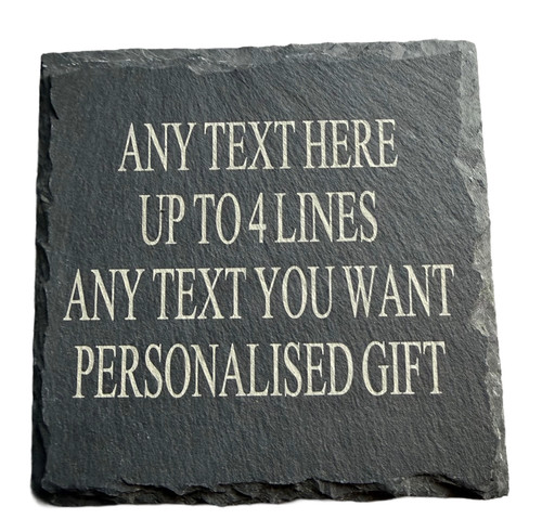 Personalised engraved slate - personalised,