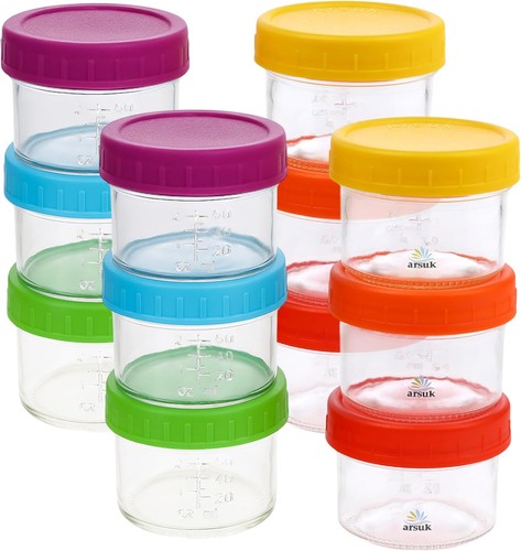 Small baby glass containers - small,