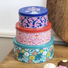 Set Of 3 Floral Meadow Nesting