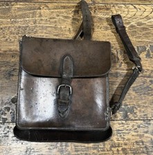 Antique English Fox Hunting Canteen Leather Saddle Case stamped "Cooper York"