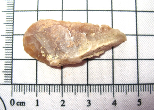 Palaeolithic monofacial flint