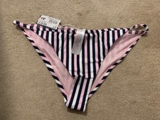 JACK WILLS BIKINI BRIEFS SIZE 12 STRIPE (ORIGINALLY £19.95)