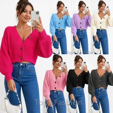 Ladies Womens Balloon Sleeve