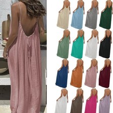 Women Backless Dresses Ladies
