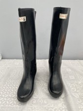 Wedge Welly Black Rubber Wedge