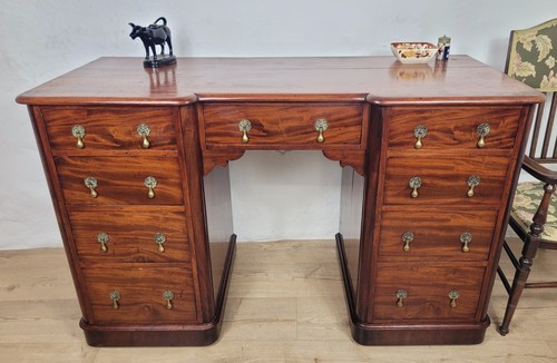 Victorian writing desk knee - victorian,