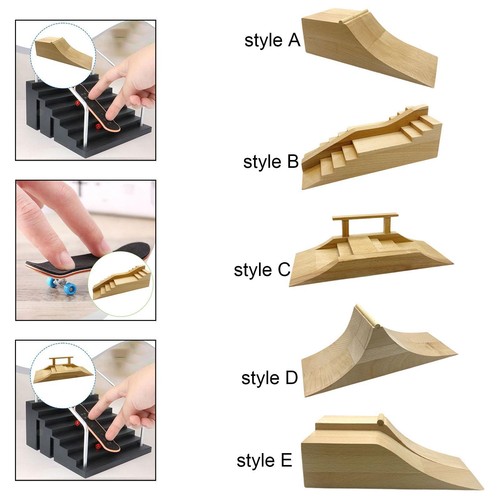 Wooden fingerboard ramp - wooden,