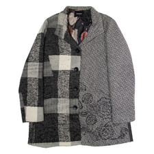 DESIGUAL Womens Overcoat Coat