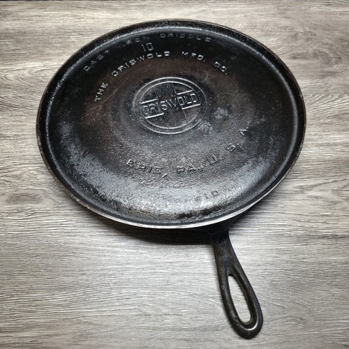 Griswold cast iron griddle - griswold,