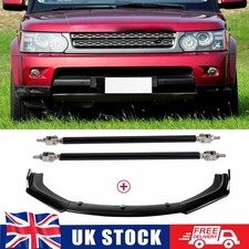 Front Bumper Lip Spoiler Splitter + Strut Rods For Range Land Rover Sport L320