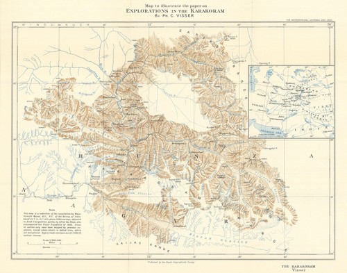 Explorations the karakoram - explorations, in