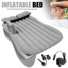 DOUBLE AIR PUMP INFLATABLE HIGH RAISED BED MATTRESS AIRBED W BUILT IN ELECTRIC