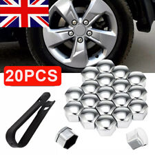 20PCS CHROME ALLOY CAR WHEEL NUT BOLT COVERS CAPS UNIVERSAL FOR ALL CAR 17MM