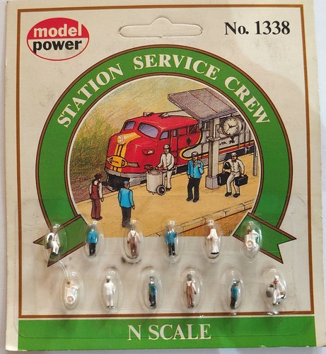 Scale model railway - n, painted