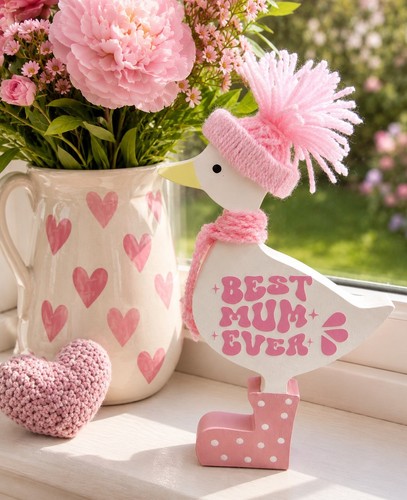 Best mum ever wooden duck - ever',